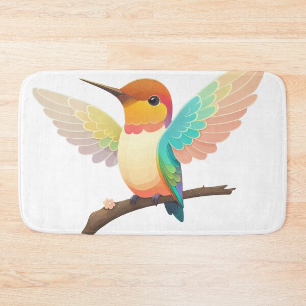 Item preview, Rainbow Hummingbirdd designed and sold by magicwillow.