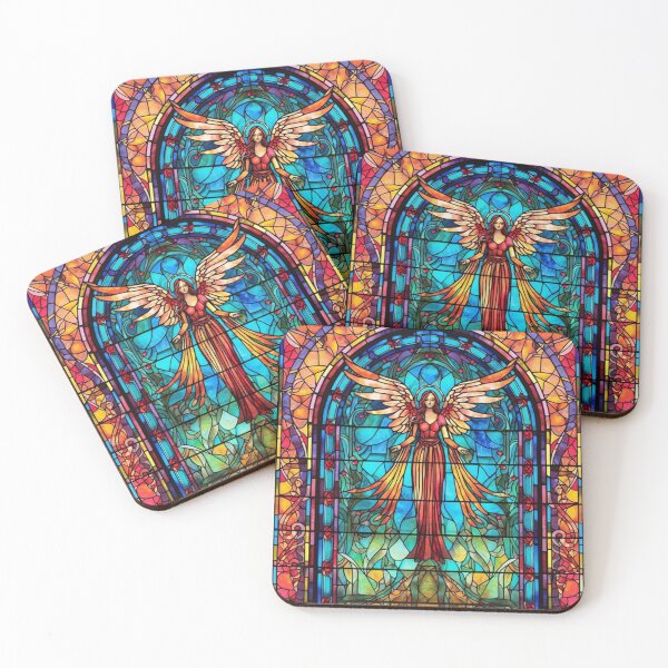 Item preview, Stained Glass Angel Pattern designed and sold by Desfix.