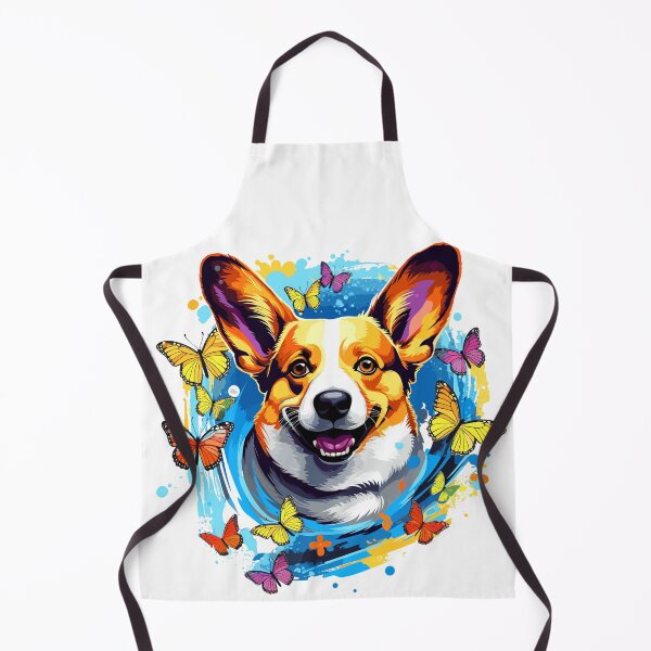 Item preview, Adorable colorful Butterfly Corgi abstract design. designed and sold by Artbyminga.