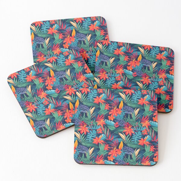 Item preview, Tropical Jungle Bright Colors Design | Vibrant Tropical Art | Jungle Decor designed and sold by lipe1984.