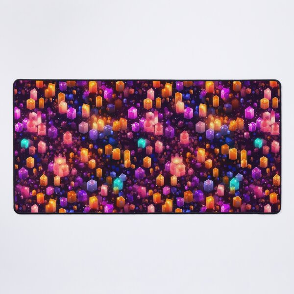 Item preview, Aesthetic Glowing Crystals Pattern designed and sold by MythicPrompts.