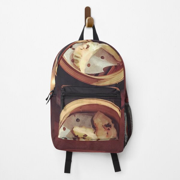 Item preview, Restaurant Tasting Menu - Omakase Quality Gyoza with Soy Dressing and Grated Truffle Art Print designed and sold by Oh Halo Berry.