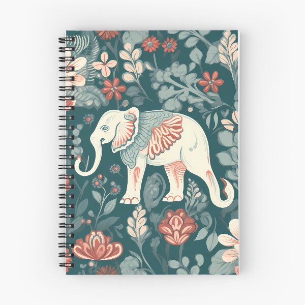 Item preview, Seamless pattern with an elephant and flowers, pristine naturalism designed and sold by DaliusD.