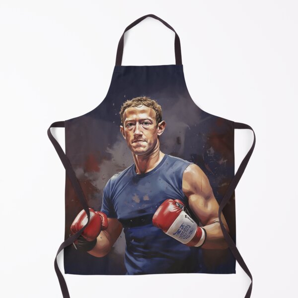 Item preview, Zuckerberg as a boxer designed and sold by spiritedmuse.