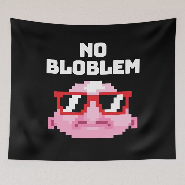 Item preview, No Bloblem Pixel Blobfish Fish Sea designed and sold by MooonTees.