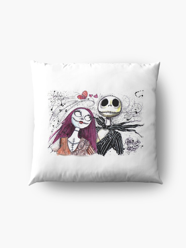 Alternate view of Jack and Sally Floor Pillow
