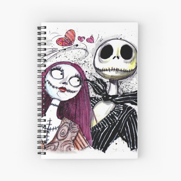 Jack and Sally Spiral Notebook