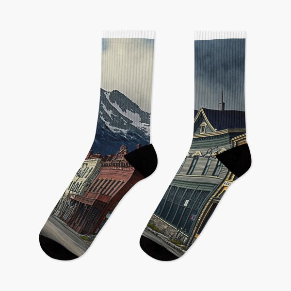 Artikelvorschau, DOWNTOWN SKAGWAY von Rolleen entworfen und verkauft von ArtbyRolleen.