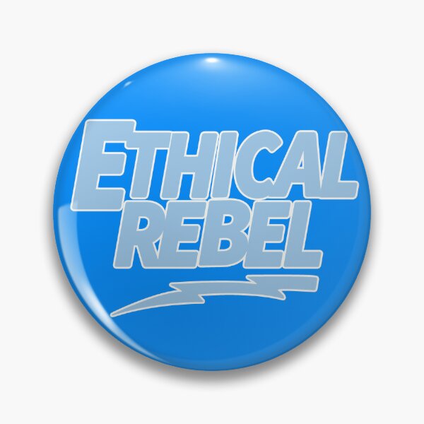 Ethical Kid Rebels Blue Pin