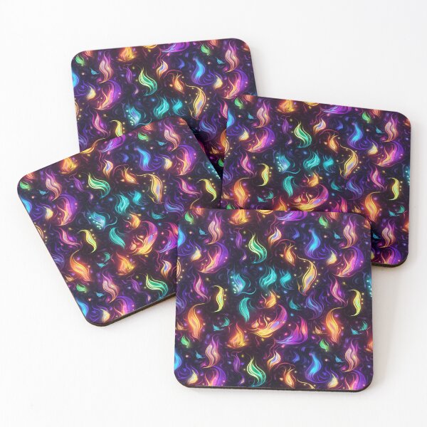 Item preview, Aesthetic Glowing Embers Pattern designed and sold by MythicPrompts.