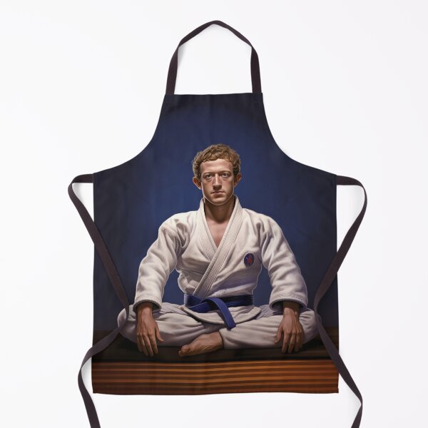 Item preview, Zuckerberg as jiu jitsu martial artist designed and sold by spiritedmuse.