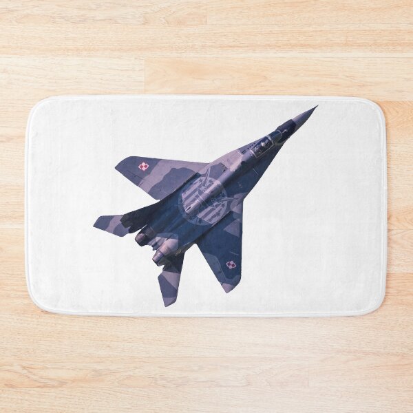 Item preview, Mikoyan MiG 35 Fulcrum-F Fighter Jet top view turning right Polish Air Force  designed and sold by AfterburnerOne.