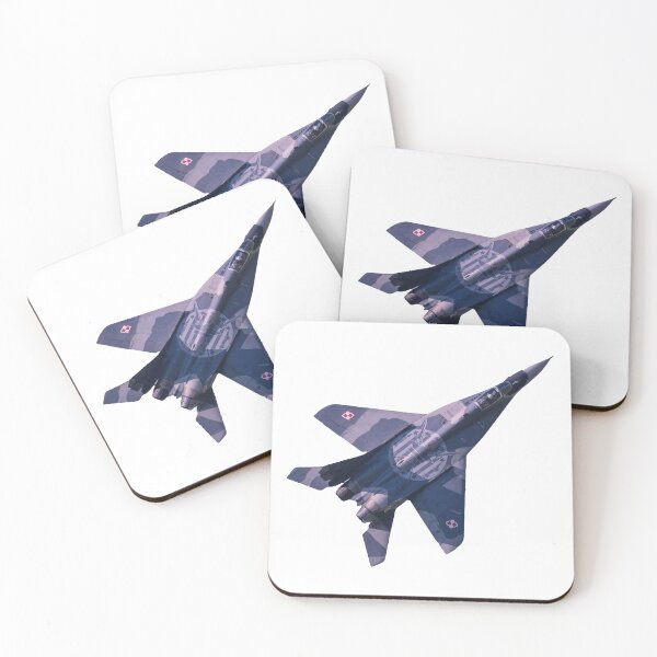 Item preview, Mikoyan MiG 35 Fulcrum-F Fighter Jet top view turning right Polish Air Force  designed and sold by AfterburnerOne.