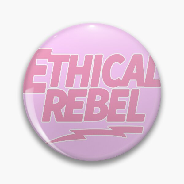 Ethical Kid Rebels Pink Pin
