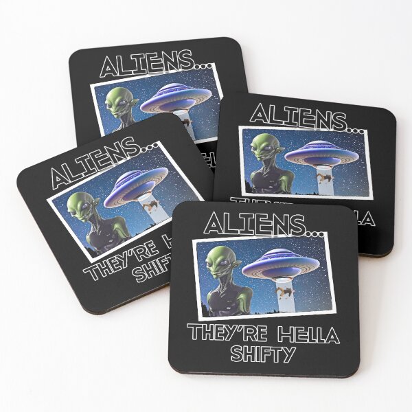 Item preview, Aliens are hella shifty designed and sold by JakeMauiDesign.