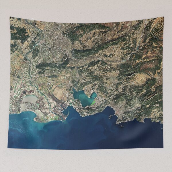 Item preview, Bouches-du-Rhone, France from space designed and sold by Raureif.