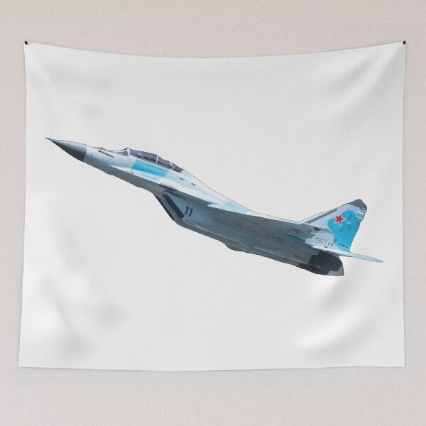 Item preview, Mikoyan MiG 35 Fulcrum-F Fighter Jet ascending sideview Russian Air Force  designed and sold by AfterburnerOne.
