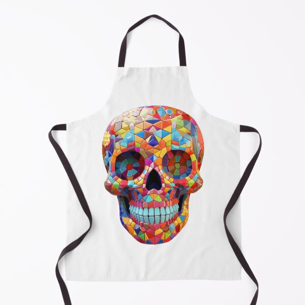 Item preview, Colorful Mosaic Skull - Vibrant Artwork designed and sold by UrsaStick.