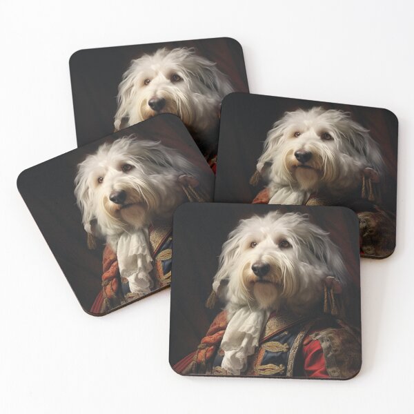 Item preview, Regal Ruffles: Baroque Portraiture of the Old English Sheepdog! designed and sold by calharborne.