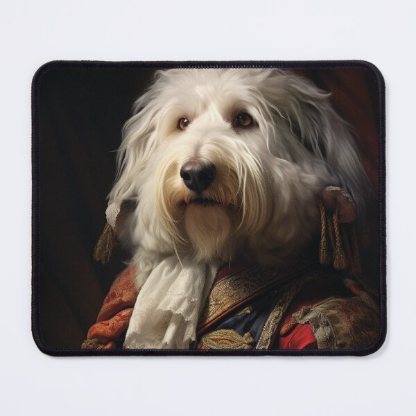 Item preview, Regal Ruffles: Baroque Portraiture of the Old English Sheepdog! designed and sold by calharborne.