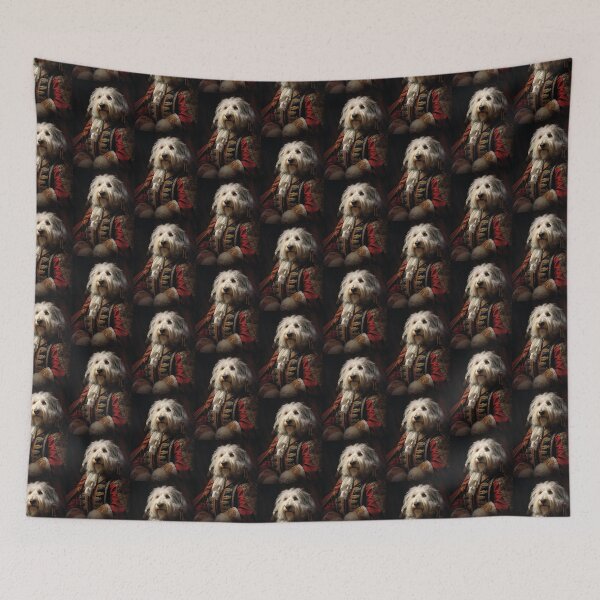 Item preview, Regal Ruffles: Baroque Portraiture of the Old English Sheepdog! designed and sold by calharborne.