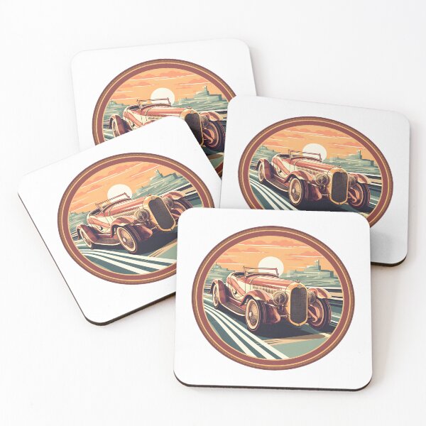 Item preview, Speed and Style - Vintage Racing Car Artwork designed and sold by UrsaStick.