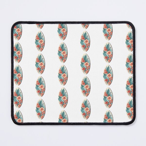 Item preview, Tropical Blossoms - Floral Surfboard Design designed and sold by UrsaStick.
