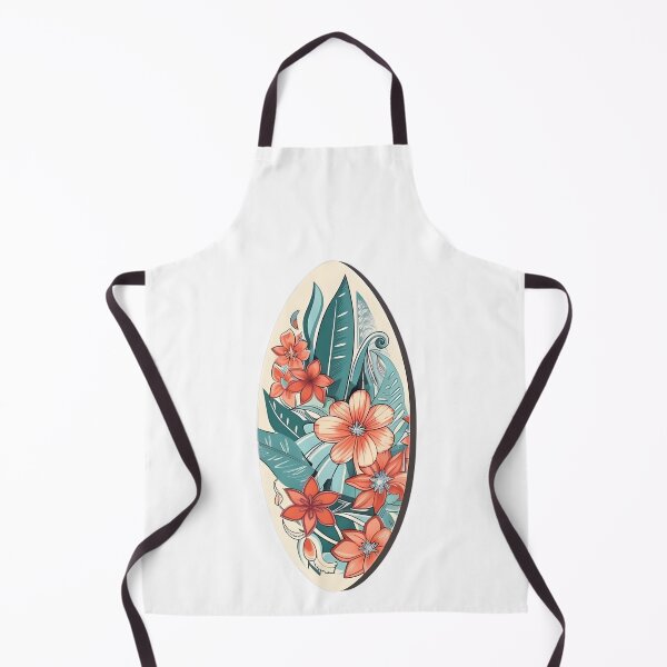 Item preview, Tropical Blossoms - Floral Surfboard Design designed and sold by UrsaStick.
