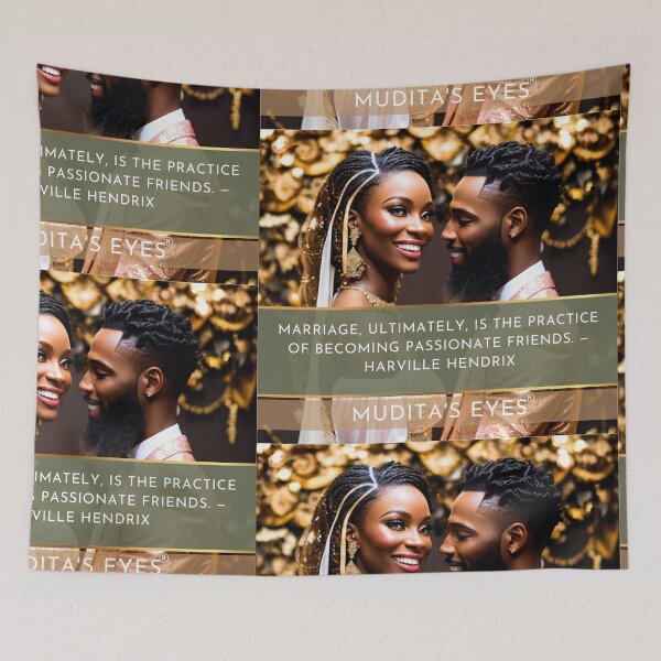 Item preview,  Romantic "Becoming passionate friends" Beautiful Wedding Proposal Couple Sticker designed and sold by MuditasEyes.