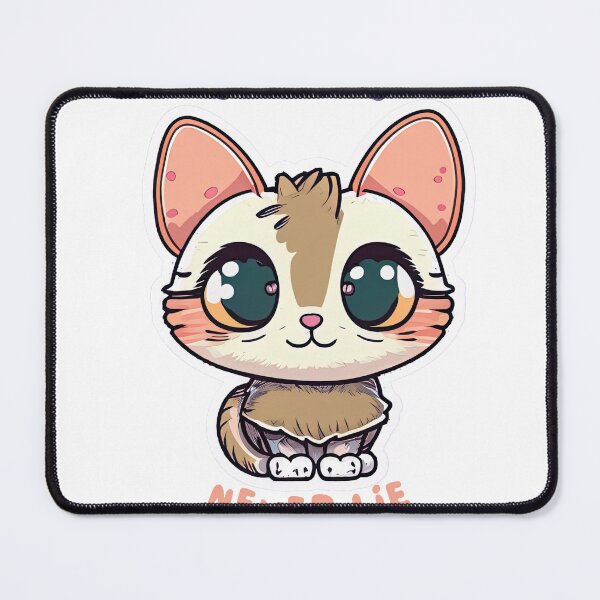 Item preview, Cute eyes kitty, adorable, cat, whiskers, gift for her, girlfriend present, designed and sold by nedkoboyanov.