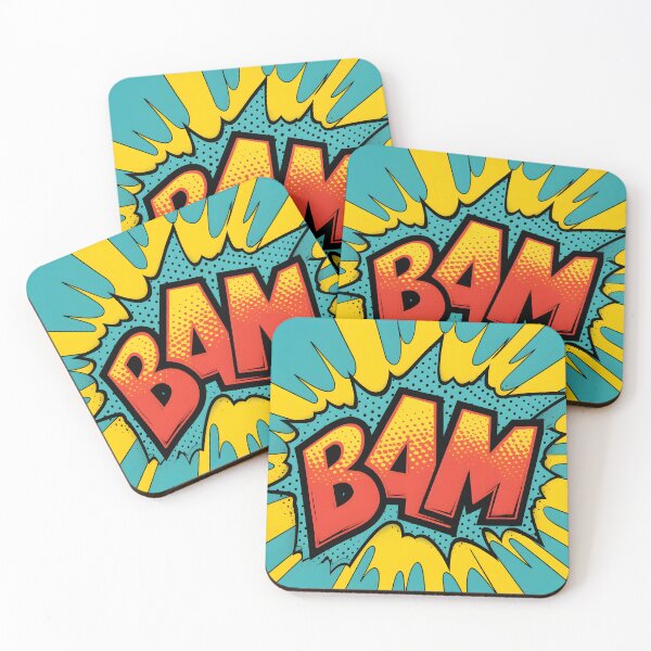 Item preview, Explosive Energy - Pop Art BAM Design designed and sold by UrsaStick.
