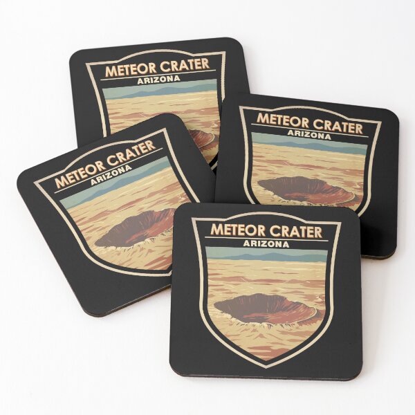 Item preview, Meteor Crater Arizona Badge designed and sold by KrisSidDesigns.