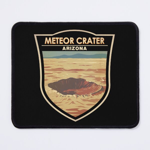 Item preview, Meteor Crater Arizona Badge designed and sold by KrisSidDesigns.
