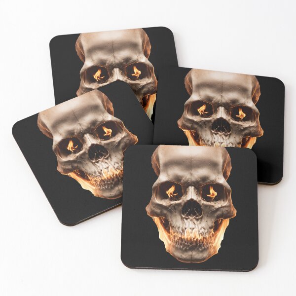 Item preview, Outstanding Burning Skull designed and sold by Apolo Lat.
