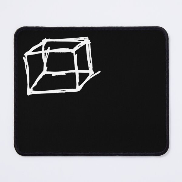 Item preview, Dark and Gritty Offset White Square Cube designed and sold by Michael Stewart.