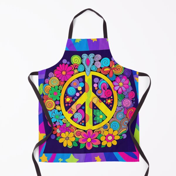 Item preview, Psychedelic Hippy Retro Peace Art designed and sold by geodedebit.