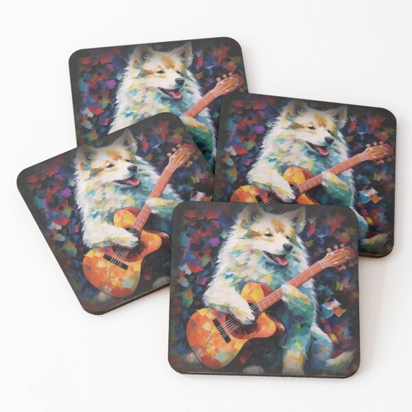 Item preview, Pomsky, Husky, Pomeranian Acoustic Guitar part of Musical Arts Collection 12008 designed and sold by PomskysRus.