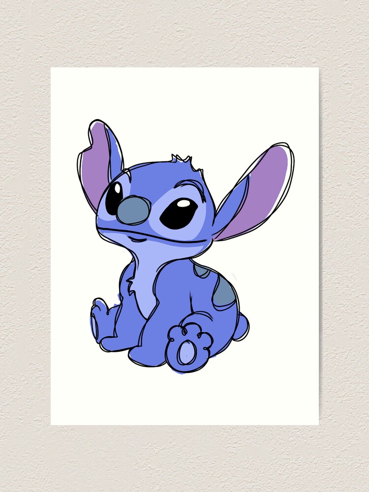 Cute stitch ! | Art Print