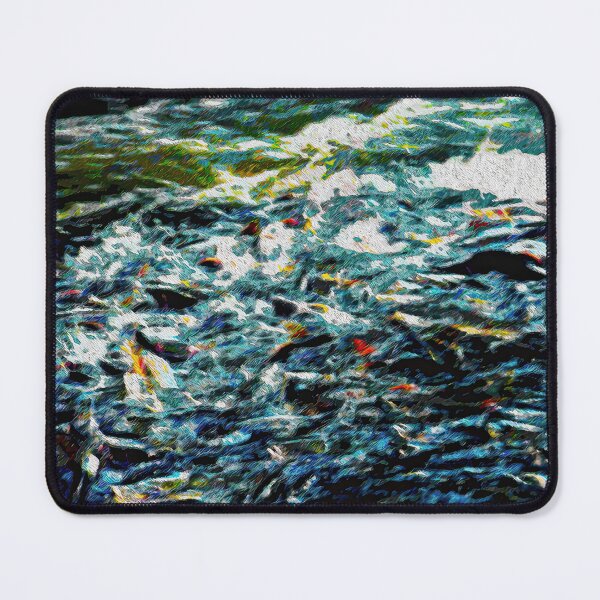 Item preview, SALMON RUN FRENZY designed and sold by ArtbyRolleen.