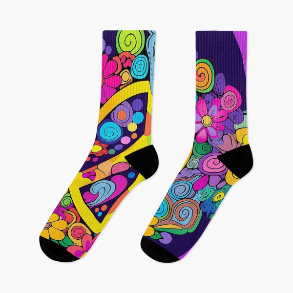 Item preview, Psychedelic Hippy Retro Peace Art designed and sold by geodedebit.