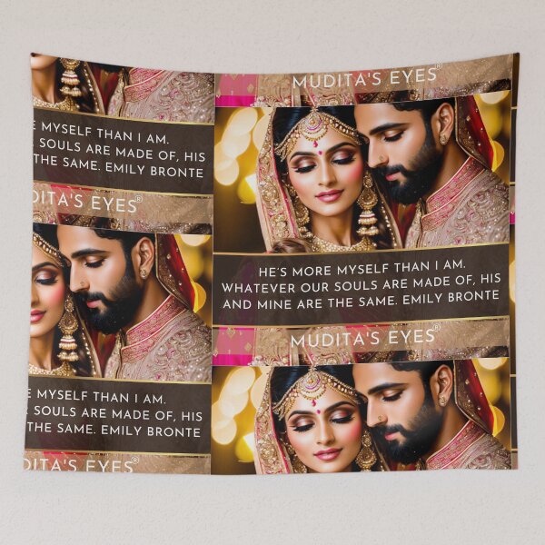 Item preview,   Romantic "His and mine are the same" Beautiful Wedding Proposal Couple Sticker designed and sold by MuditasEyes.