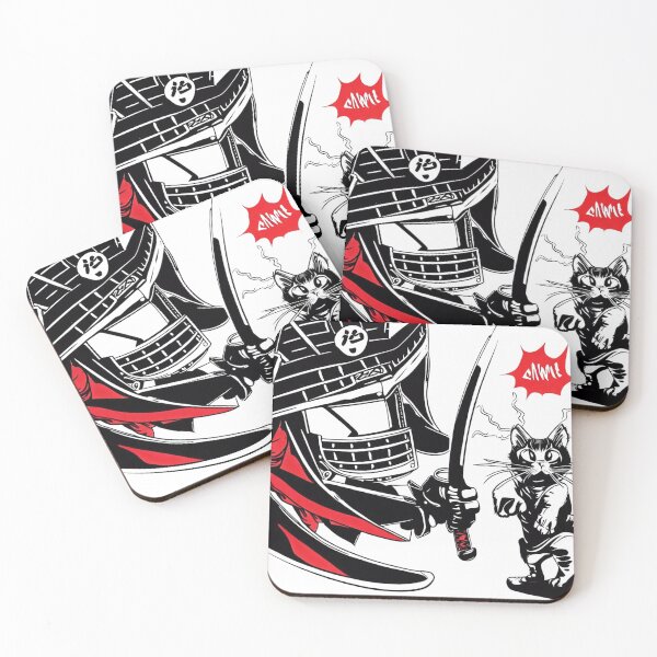 Item preview, Samurai Cat Tee Meowshido designed and sold by NewGenWitchcraft.