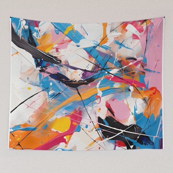 Item preview, Abstract Thick Strokes Painting designed and sold by Maxouniverse.