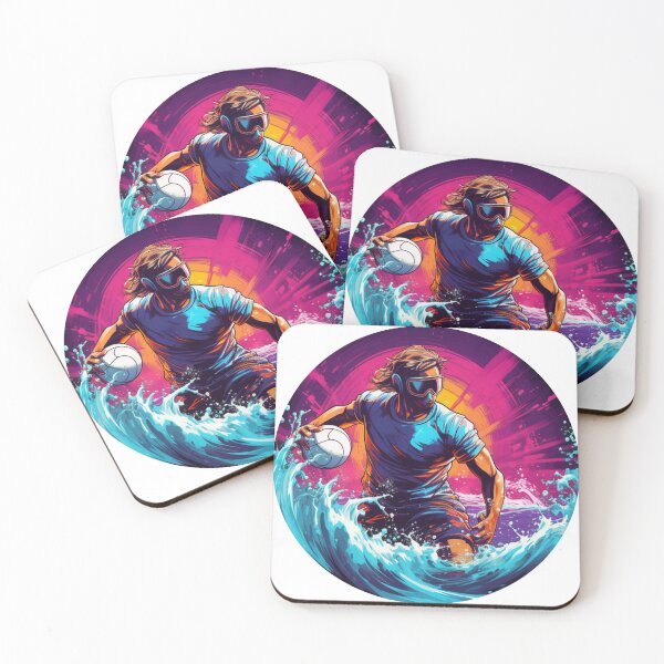 Item preview, Water Polo Player Colorful Waterpolo designed and sold by ArtFromBeyond.