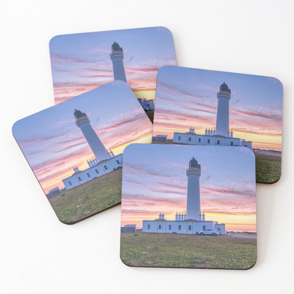 Item preview, Beautiful Covesea Lighthouse sunrise designed and sold by Derren Jones.
