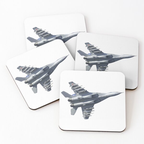 Item preview, Mikoyan MiG 35 Fulcrum-F Fighter Jet underside weapons turning left Polish Air Force  designed and sold by AfterburnerOne.