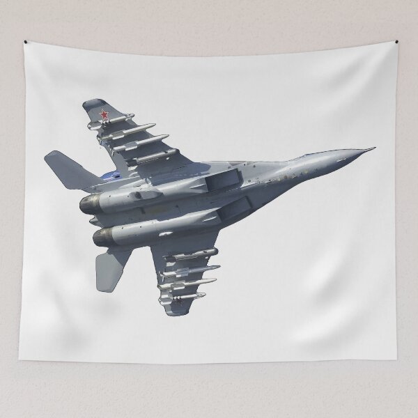 Item preview, Mikoyan MiG 35 Fulcrum-F Fighter Jet underside weapons turning left Polish Air Force  designed and sold by AfterburnerOne.