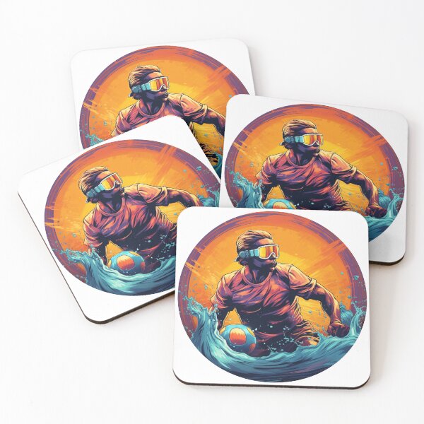 Item preview, Water Polo Player Colorful Waterpolo designed and sold by ArtFromBeyond.