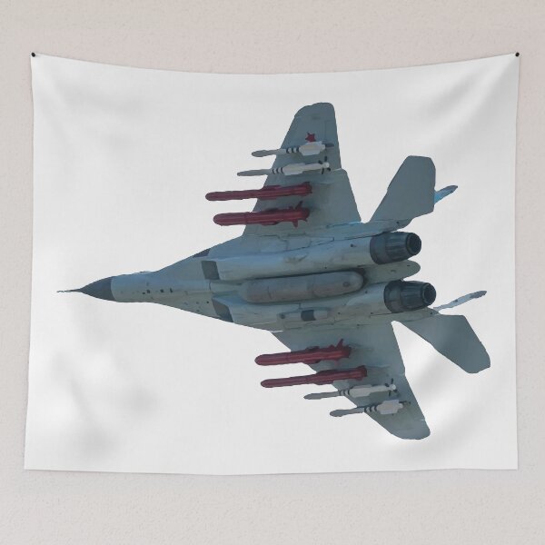 Item preview, Mikoyan MiG 35 Fulcrum-F Fighter Jet underbelly turning right Russian Air Force  designed and sold by AfterburnerOne.