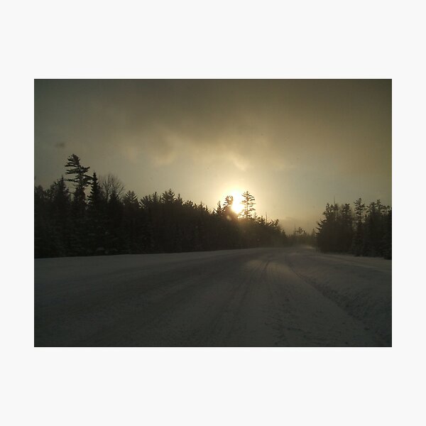 winter sun Photographic Print